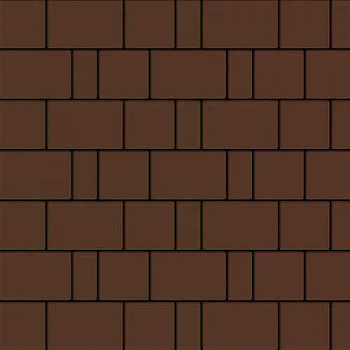 Тротуарная плитка Steinrus Бельпассо Коричневая 60 мм